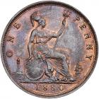 Great Britain. Penny, 1880 NGC MS63 BR - 2