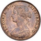 Great Britain. Halfpenny, 1871 NGC MS65 RB