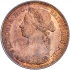Great Britain. Halfpenny, 1887 NGC MS65 RB