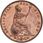 Great Britain. Farthing, 1857 NGC MS64 RB - 2