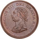 Great Britain. Uniface Pattern/Trial striking of the obverse of the 1811 Five Sh