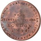 Great Britain. Halfpenny token, 1795 NGC MS65 RB - 2