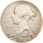 Great Britain. Diamond Jubilee medal struck in silver, 1897 NGC MS65 - 2