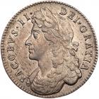 Great Britain. Halfcrown, 1686 NGC AU53