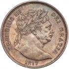 Great Britain. Bull Head Halfcrown, 1817 NGC MS63