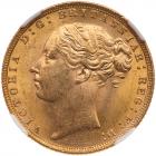 Great Britain. Sovereign, 1872 NGC MS64