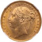 Great Britain. Sovereign, 1871 NGC MS64