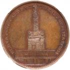 (1860's) Baltimore Battle Monument Muling Medal NGC MS63 BR