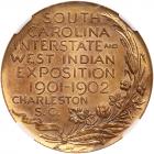 1901-2 South Carolina Inter-State Expo Dollar. HK-294, Rarity 5 NGC MS63 - 2