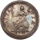 Great Britain. Farthing struck in Silver, 1714 NGC MS62 - 2