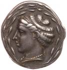 Bruttium, Terina. Silver Nomos (7.58 g), ca. 440-425 BC Choice VF