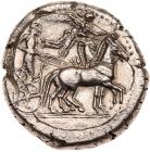 Sicily, Gela. Silver Tetradrachm (17.22 g), ca. 480/75-475/0 BC Superb EF