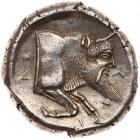 Sicily, Gela. Silver Tetradrachm (17.22 g), ca. 480/75-475/0 BC Superb EF - 2