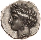 Lucania, Metapontion. Silver Nomos (7.75 g), ca. 340-330 BC EF