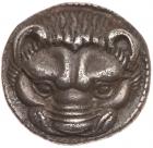 Bruttium, Rhegion. Silver Drachm (4.18 g), ca. 415/0-387 BC EF