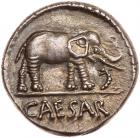 Julius Caesar. Silver Denarius (3.65 g), 49-48 BC EF