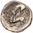 Phoenicia, Byblos. 'Ozba'al. Silver Shekel (13.18 g), ca. 400-365 BC EF - 2