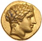 Macedonian Kingdom. Philip II. Gold Stater (8.52 g), 359-336 BC EF