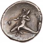 Calabria, Taras. Silver Nomos (6.19 g), ca. 280-272 BC Choice VF