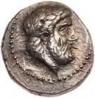 Paeonian Kingdom. Lykkeios. Silver Tetradrachm (12.76 g), 358/6-335 BC. EF