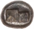 Lydian Kingdom. Time of Cyrus to Darios I. Silver 1/2 Stater (or Siglos) (5.15 g - 2