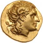 Thracian Kingdom. Lysimachos. Gold Stater (8.51 g), as King, 306-281 BC Superb E