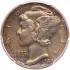 1942/1 Mercury 10C PCGS EF45