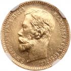 Russia. 5 Roubles, 1902- NGC MS66