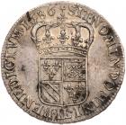 France. 1/2 Ecu Carambole, 1686-IL (Lille) Nearly EF - 2