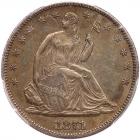 1871-CC Liberty Seated 50C PCGS AU50