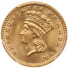 1889 $1 Gold Indian PCGS MS67