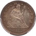 1884 Liberty Seated 25C PCGS MS66