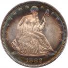 1882 Liberty Seated 50C PCGS MS66