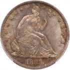 1885 Liberty Seated 50C PCGS MS66