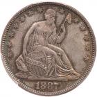 1887 Liberty Seated 50C PCGS MS66