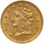 1839 $2.50 Classic Head PCGS AU55