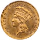 1879 $3 Gold PCGS MS62