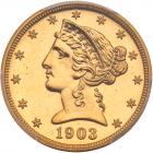 1903 $5 Liberty PCGS Proof 65