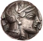 Attica, Athens. Silver Tetradrachm (16.93g), ca. 459-449 BC EF EF