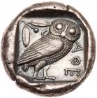 Attica, Athens. Silver Tetradrachm (16.93g), ca. 459-449 BC EF EF - 2