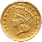 1861-D $1 Gold Indian