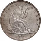 1861-O Liberty Seated 50C