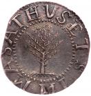 1652 Massachusetts Pine Tree Shilling Noe-2 Rarity-5 Large Planchet PCGS graded