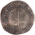 1652 Massachusetts Pine Tree Shilling Noe-7 Rarity-6+ Large Planchet PCGS graded