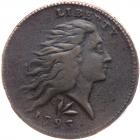 1793 S-11c R3- Wreath Cent, Lettered Edge PCGS Genuine, VF Details, Damaged