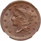 1839 N-9 R2 Silly Head NGC graded MS64 Brown