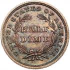 1837 Liberty Seated H10C. No Stars, Lg Date - 2