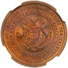 1882 Pennsylvania Bicentennial Medal. Julian-CM-42 NGC MS66 RB - 2