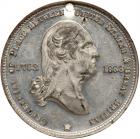 1883 Centennial of Peace Washington Medal. Baker-455 NGC MS62