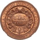 1909 Alaska-Yukon-Pacific Expo - Utah Dollar. HK-359, Rarity 7 NGC MS64 RD